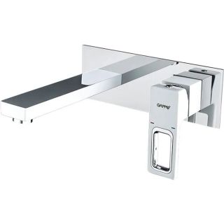 Встраиваемый смеситель для раковины Gappo G1017-12 белый/хром